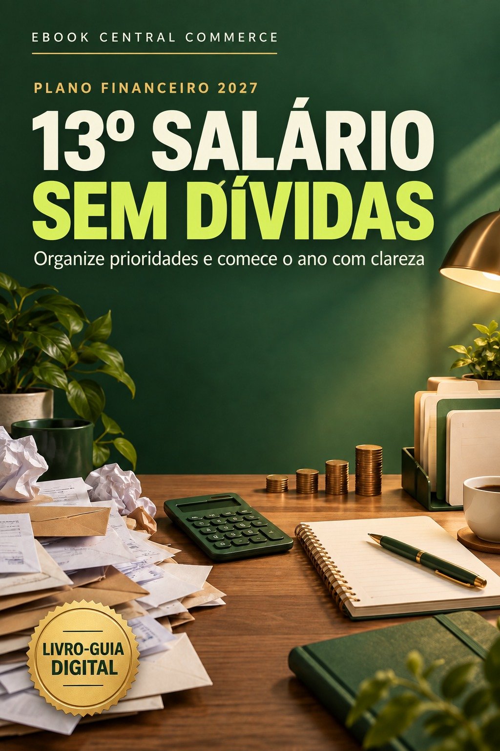 Capa de 13º Salário sem Dívidas — Plano Financeiro 2027