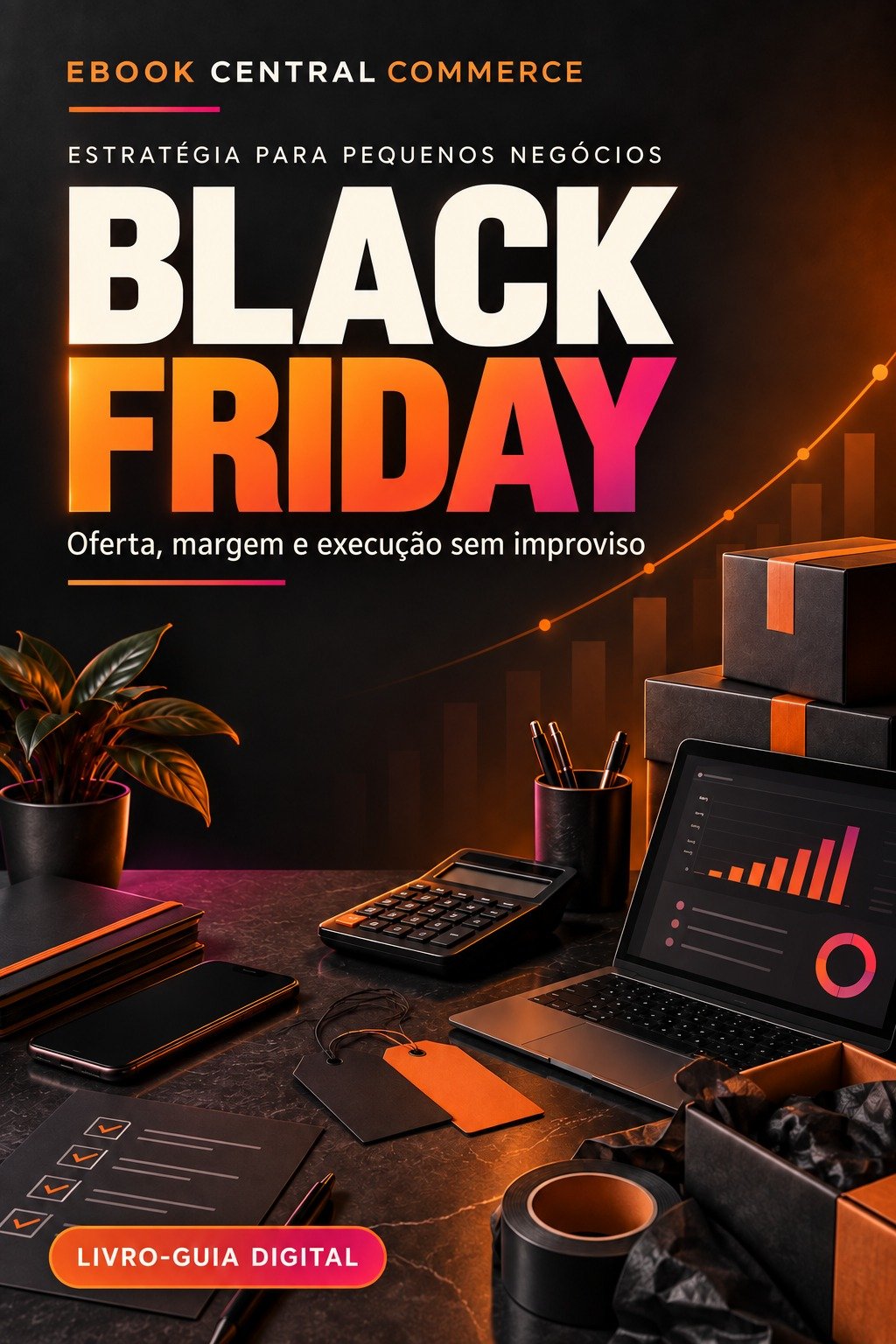 Capa de Black Friday para Pequenos Negócios