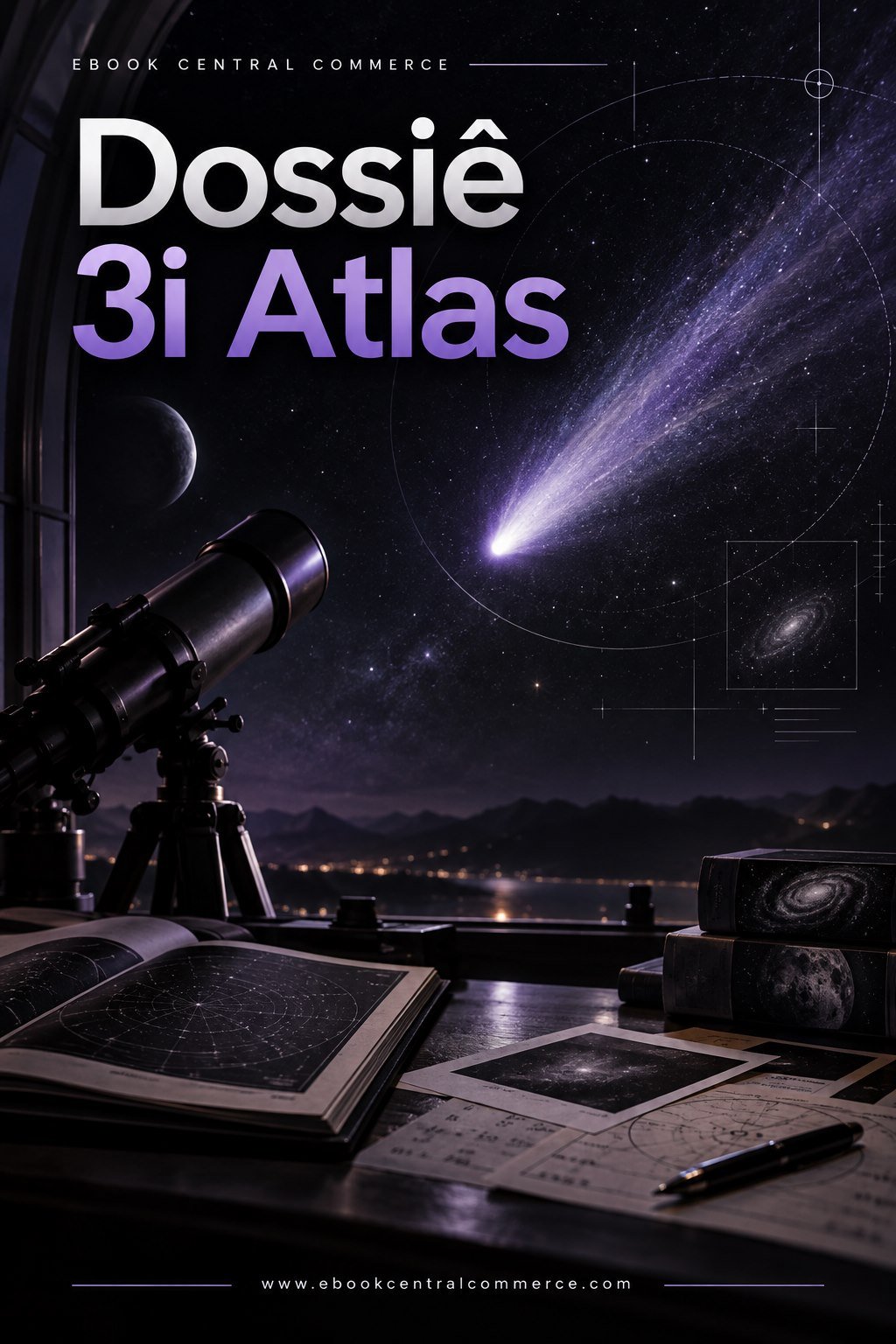 Capa de Dossiê Proibido do 3i Atlas